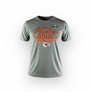 Nike Kansas City Chiefs Super Bowl Champions grey T-shirt Size S